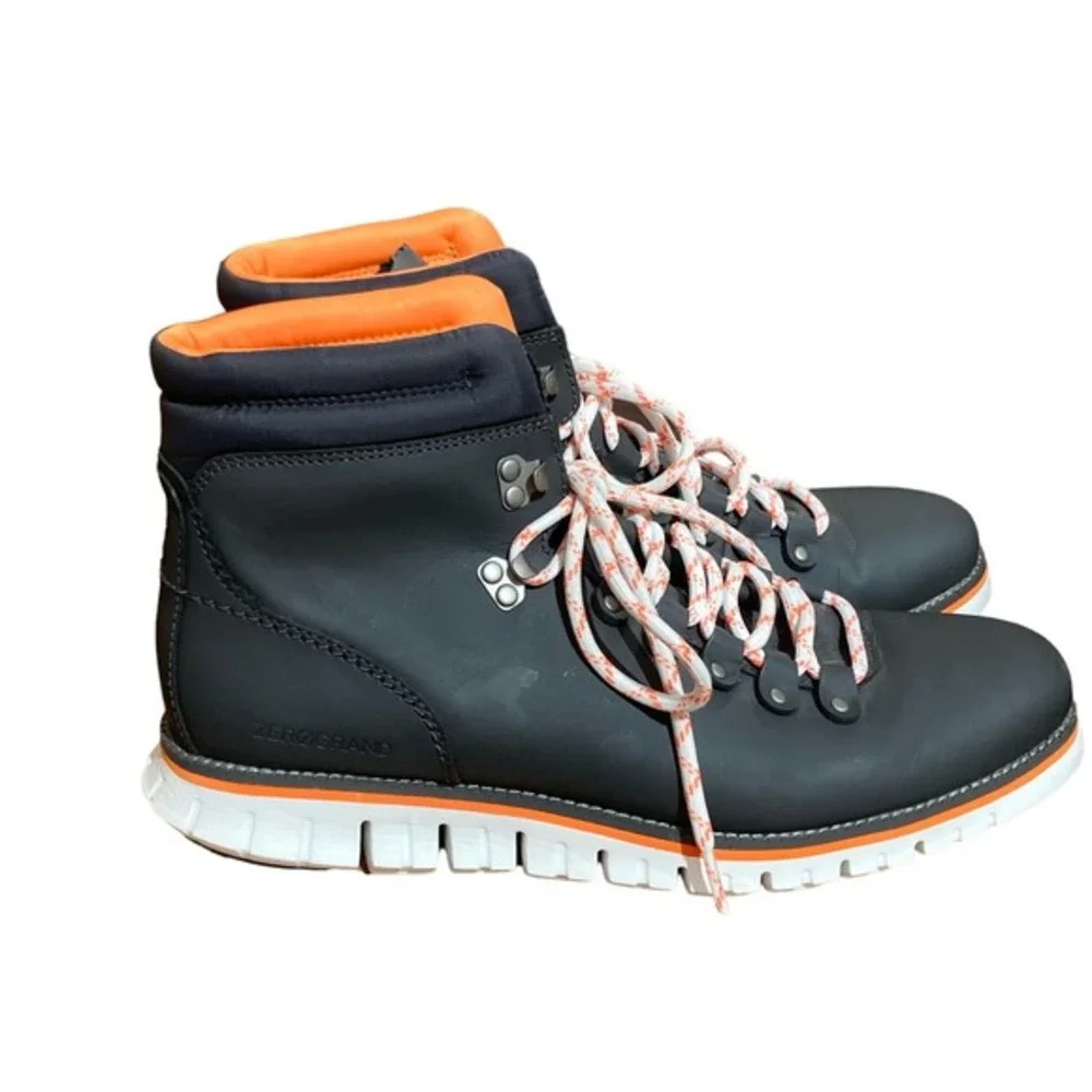 Cole Haan Men's Zerogrand Boot men's size 10 NEW Casual Hiker Waterproof‎ Blue